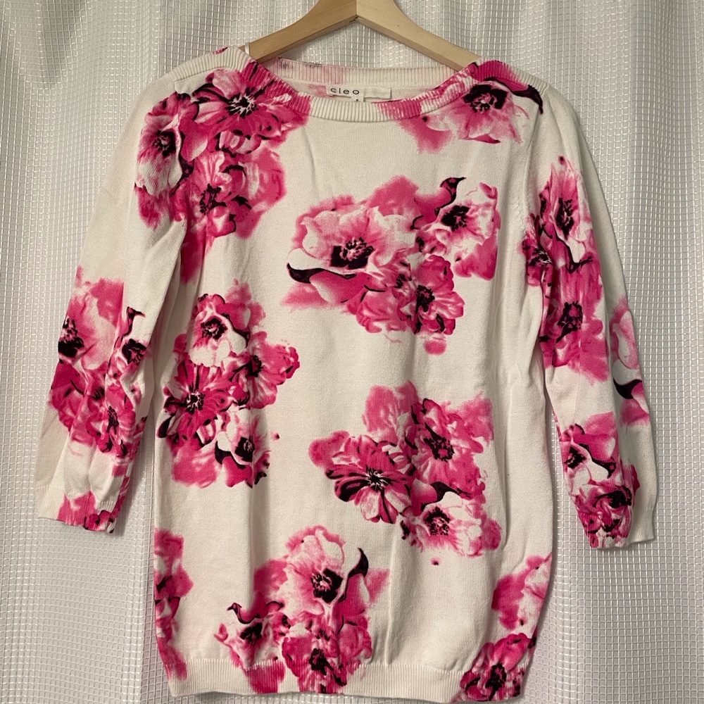 Cleo floral print sweater